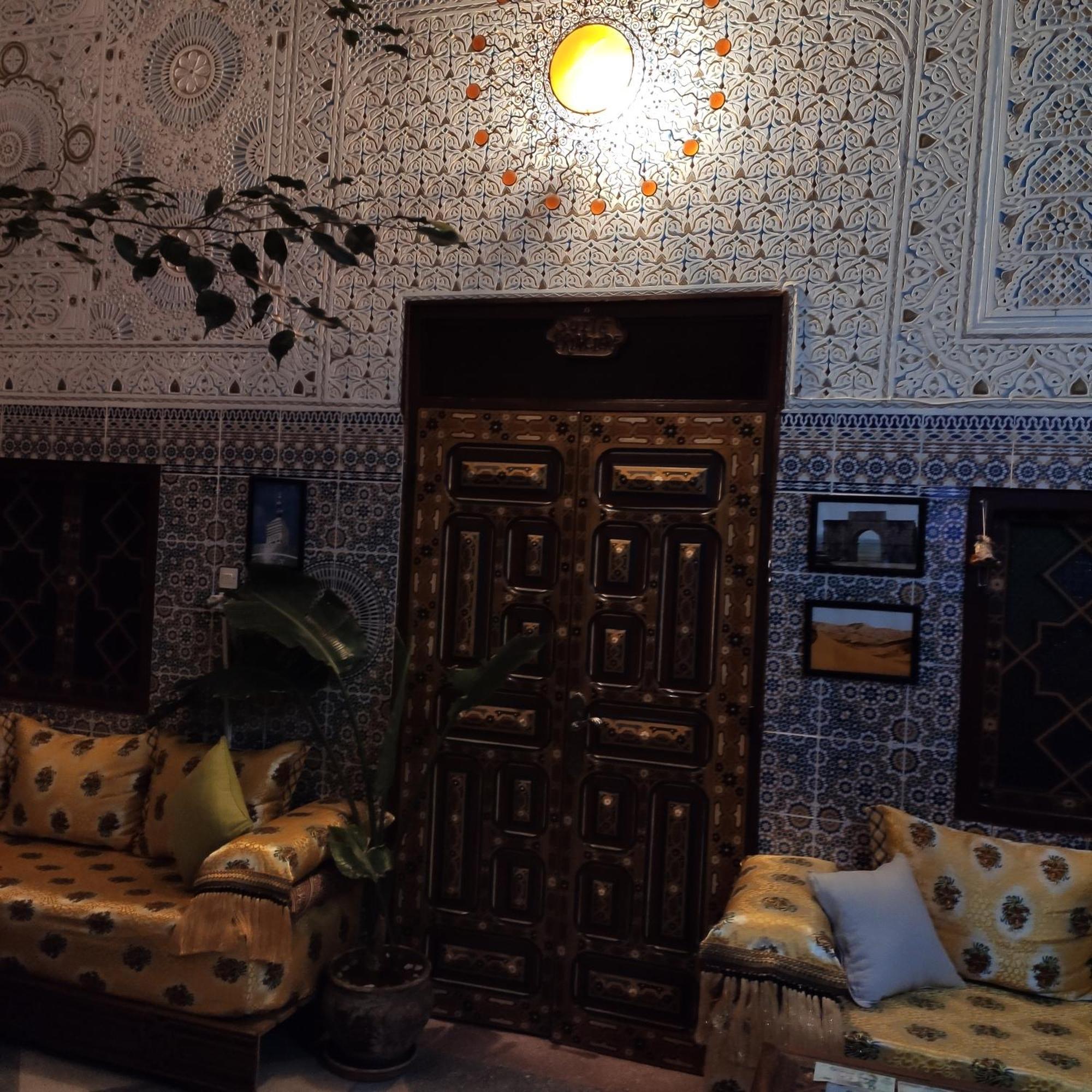 Ryad Bab Berdaine Meknès Rom bilde